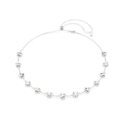 Swarovski Chroma Stars Silver-Tone Necklace 5754183