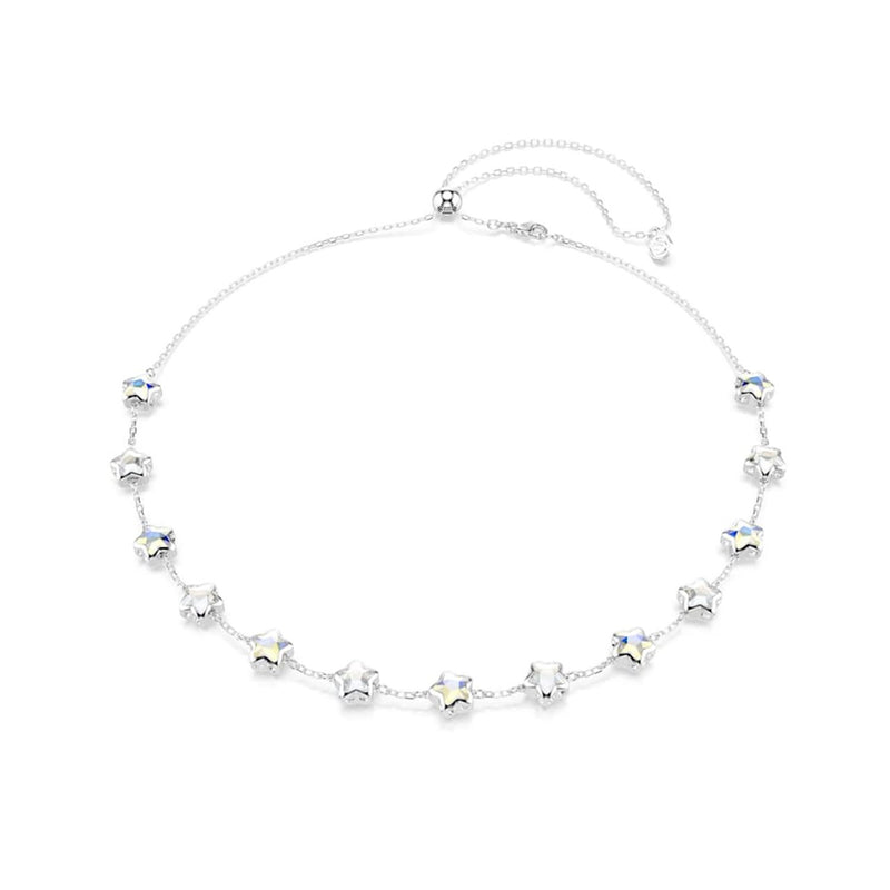 Swarovski Chroma Stars Silver-Tone Necklace 5754183-zoom-