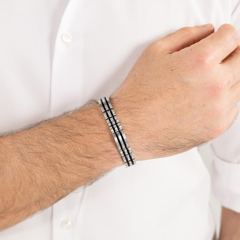 Hugo Boss Stainless Steel Silver Men's Chain bracelet HBJ1580814-zoom-