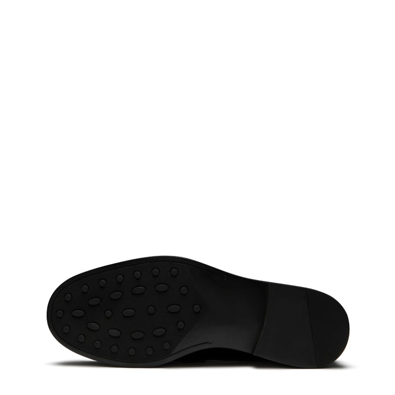 Isabel Bernard Vendôme Blandine croco black calfskin leather loafers IB51015-201-38-zoom-