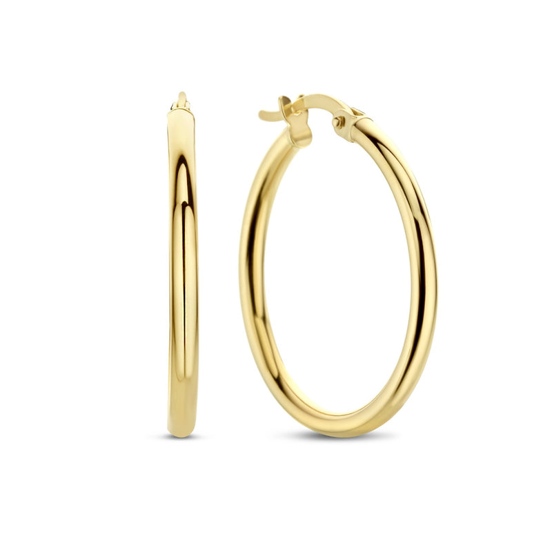 Beloro Jewels Regalo d'Amore 9 karat gold earring set with knot BO90037-zoom-