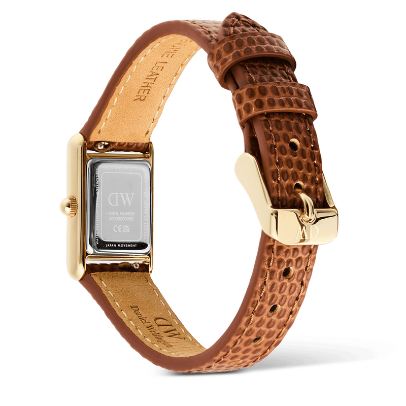 Daniel Wellington Bound Mini Light Brown Lizard Women's Watch DW00100905-zoom-