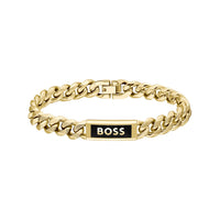 Hugo Boss Kassy Emblem Gold Coloured Bracelet HBJ1580680M