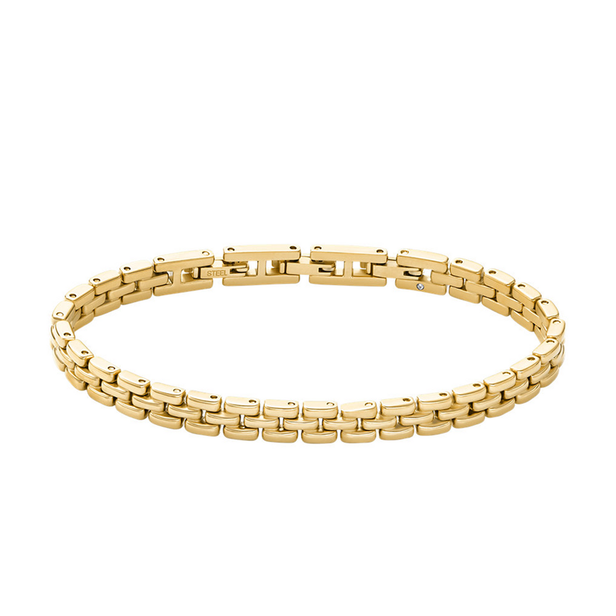 Fossil Arden Gold Coloured Stainless Steel Bracelet JF04901710