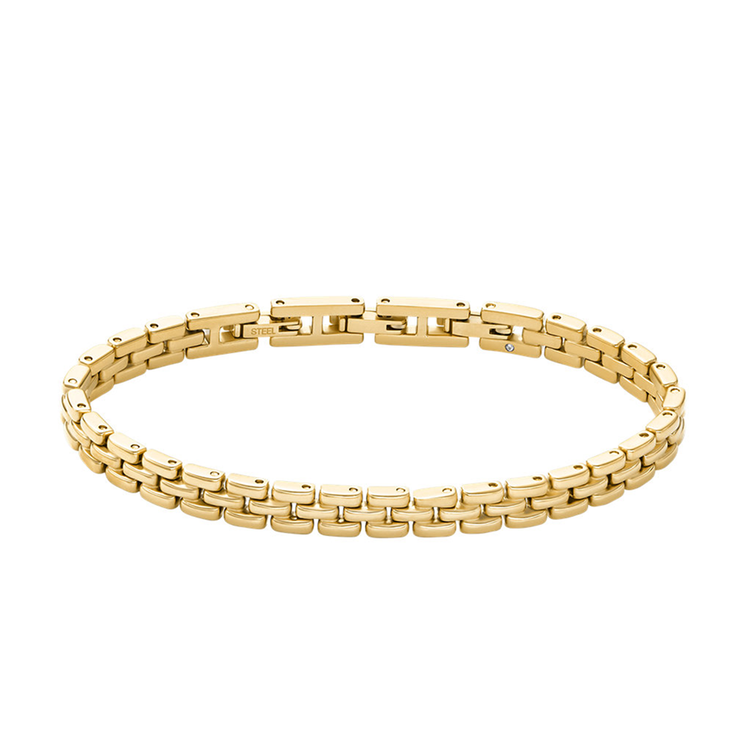Fossil Arden Gold Coloured Stainless Steel Bracelet JF04901710