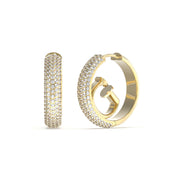GUESS Crazy Gold Earrings JUBE03299JWYGT-U