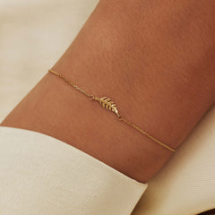 Isabel Bernard Monceau Giselle 14 Carat Golden Bracelet IB320080