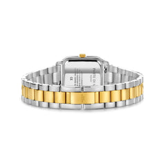 Parte di Me Orologio rectangular ladies watch silver and gold coloured PDM09038