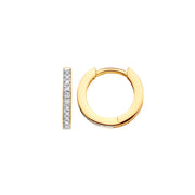 Blush Diamonds 14 karat gold Hoop Earrings 7612BDI
