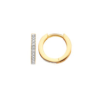 Blush Diamonds 14 karat gold Hoop Earrings 7612BDI