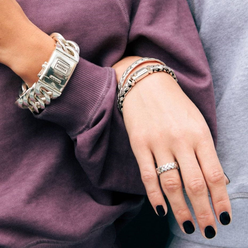 Buddha to Buddha Heritage 925 Sterling Silver George Texture Bracelet BTB128-D-zoom-