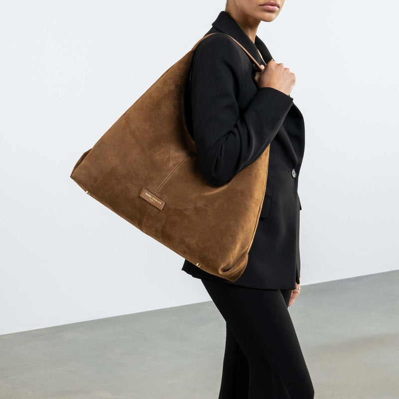 Isabel Bernard Honoré Grace brown suede shoulder bag IB25093-130-zoom-