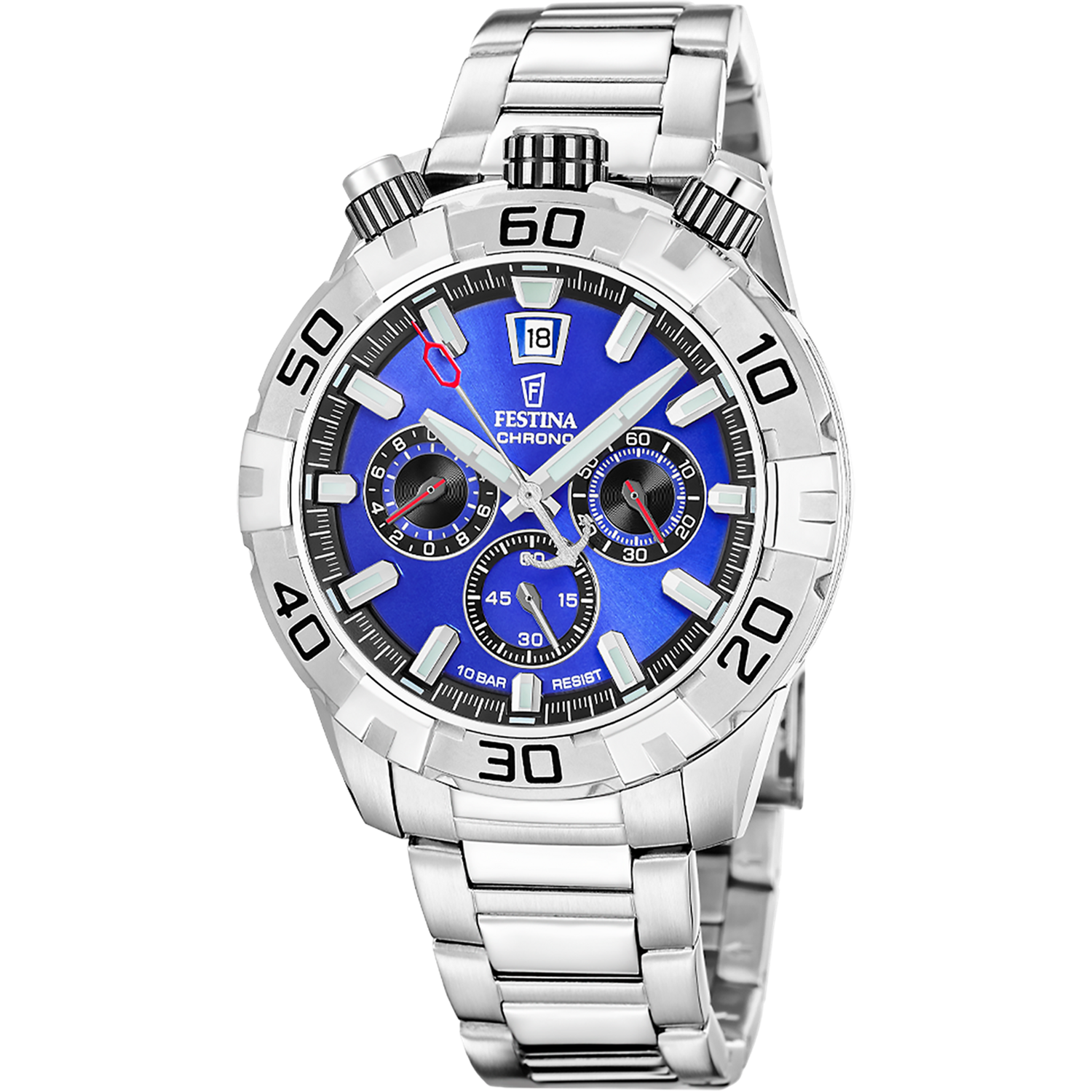 Festina Bullhead Blue Chronograph Men's Watch F20743/3