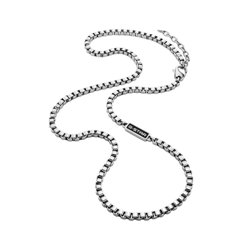 G-Star Floatcore Silver Box Chain Necklace GSJ.100.04-zoom-