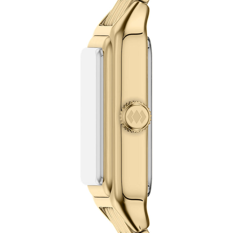 Fossil Raquel Mini Rectangular White Dial Watch ES5467-zoom-