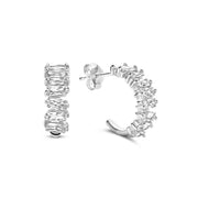 Parte Di Me Santa Maria della Base 925 sterling Silver Hoop Earrings PDM36095