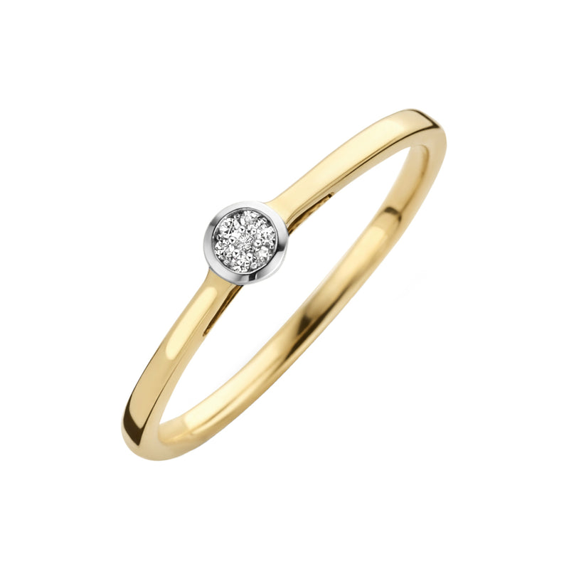 Blush Diamonds 14k Gold Ring with Diamond 1653BDI/56-zoom-