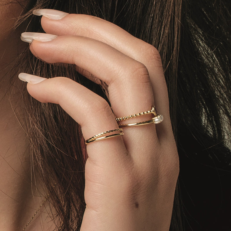 Jackie Gold 14 karat gold Ring JKR20.026.52-zoom-