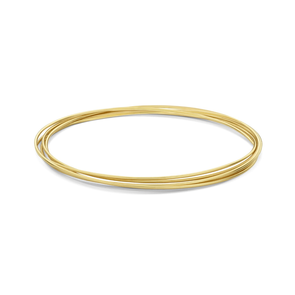Isabel Bernard Cour d'Honneur Adora 14 Carat Golden Bangle Set IB320111