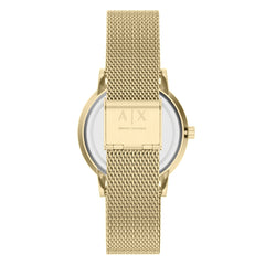 Armani Exchange Round Pink Dial Watch AX5619