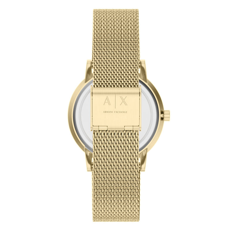 Armani Exchange Round Pink Dial Watch AX5619-zoom-
