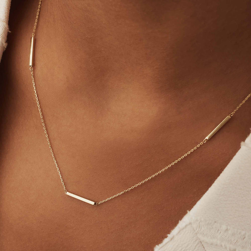 Isabel Bernard Le Marais Jolie 14 Carat Golden Necklace IB340151-zoom-