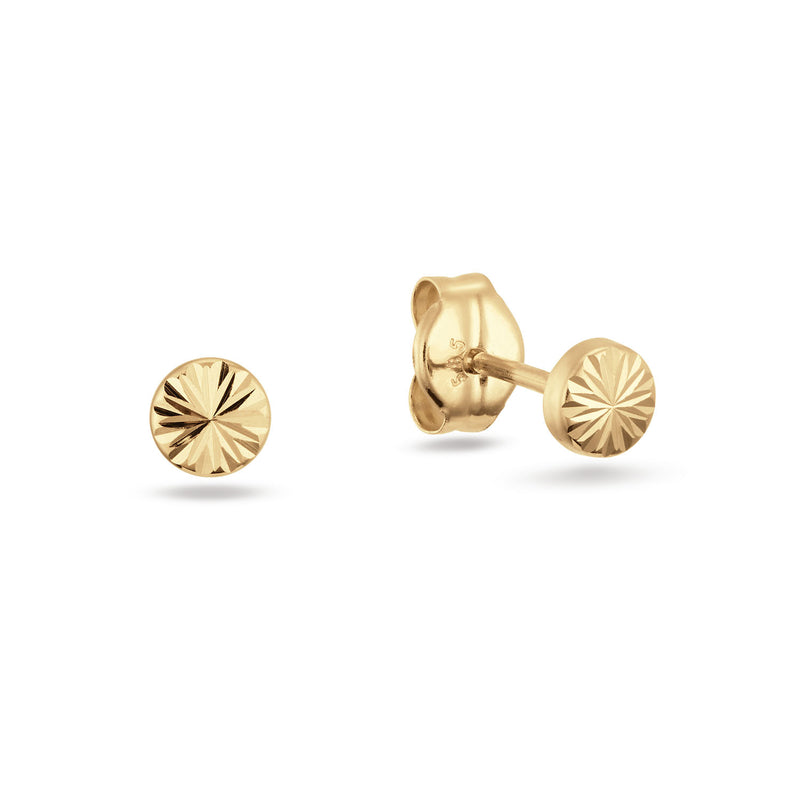 Jackie Gold Soleil 14 Karat Gold Ear Studs 585 JKE25.523-zoom-