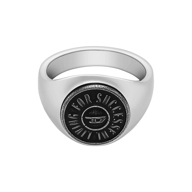 Diesel Signet Silver-coloured Ring DX1463040-8-zoom-