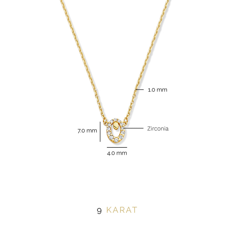Beloro Jewels Monte Napoleone Leontina 9 carat gold Necklace BO340014-zoom-