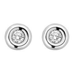 Blush Diamonds 14 karat white gold Ear Stud 7628WDI