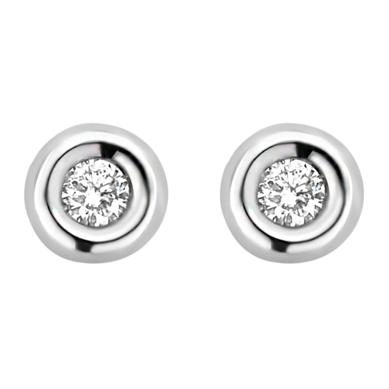 Blush Diamonds 14 karat white gold Ear Stud 7628WDI-zoom-