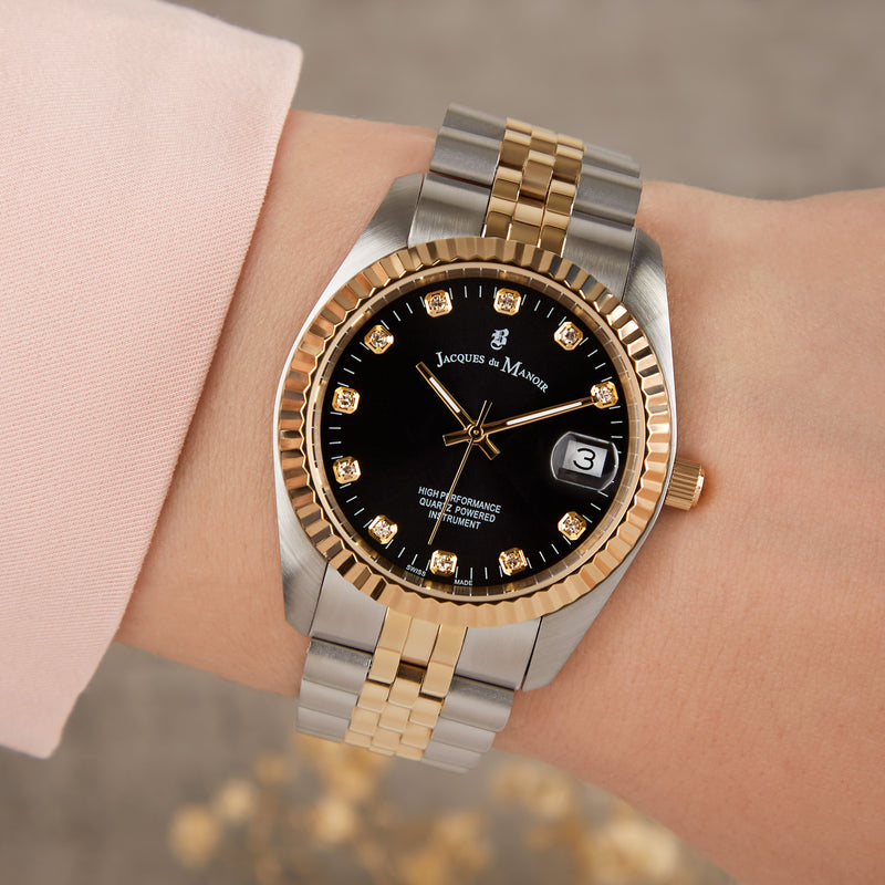 Jacques du Manoir Inspiration Gold Watch NRO.19-zoom-