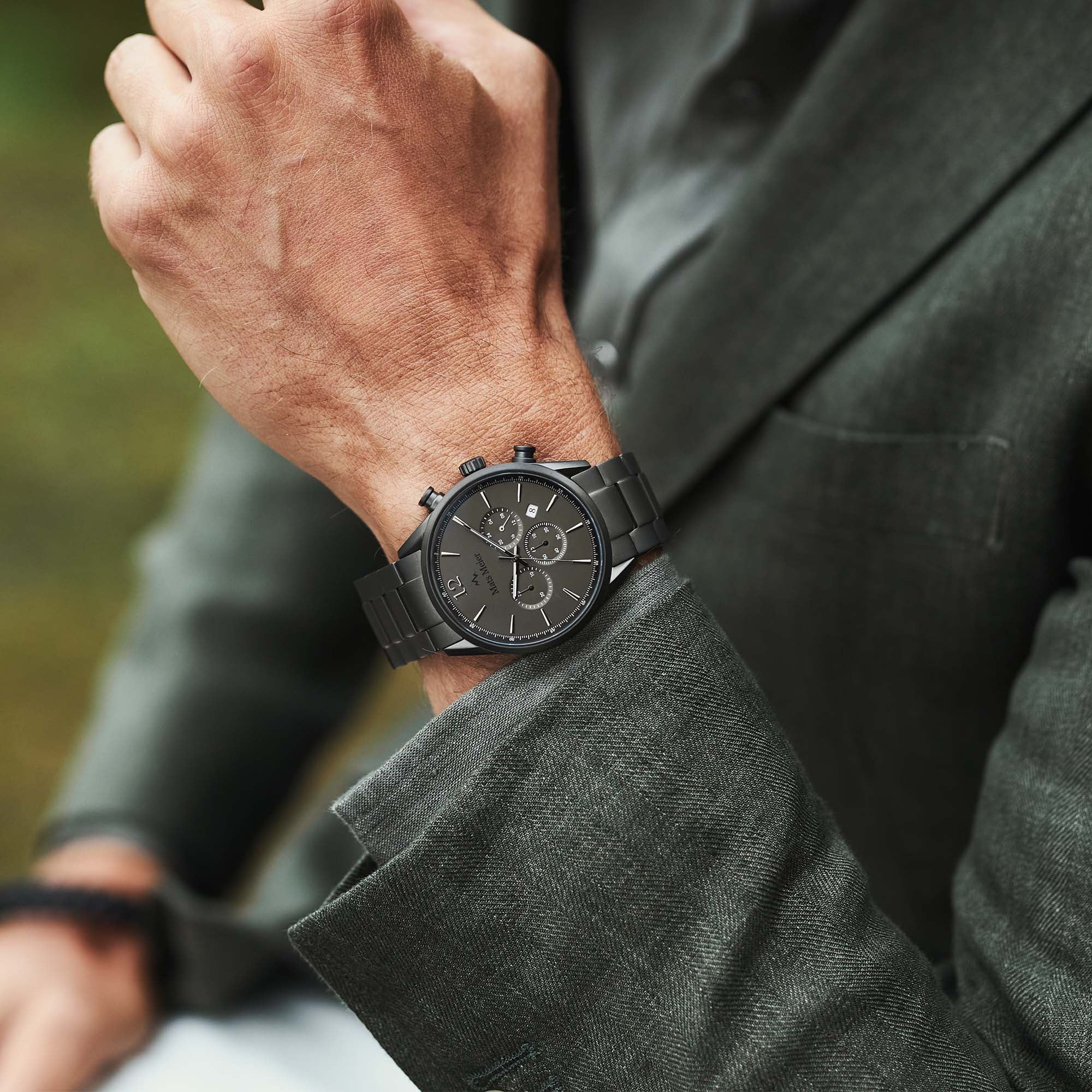 Mats Meier Grand Cornier Chrono Gunmetal Watch MM00127