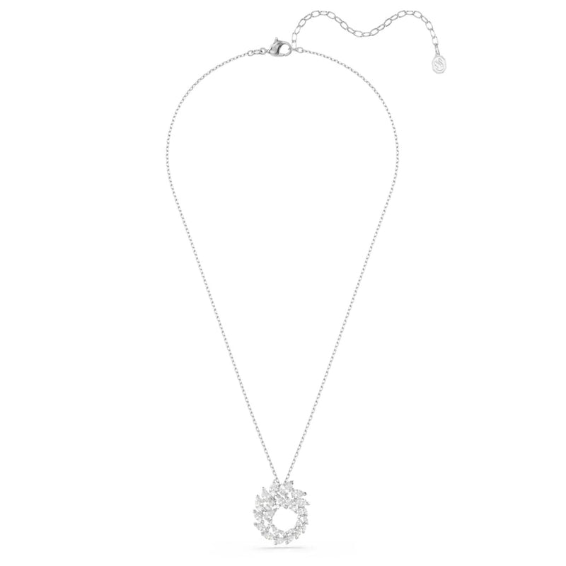 Swarovski Mesmera Glam Silver-Tone Necklace with Circle Pendant 5759837-zoom-