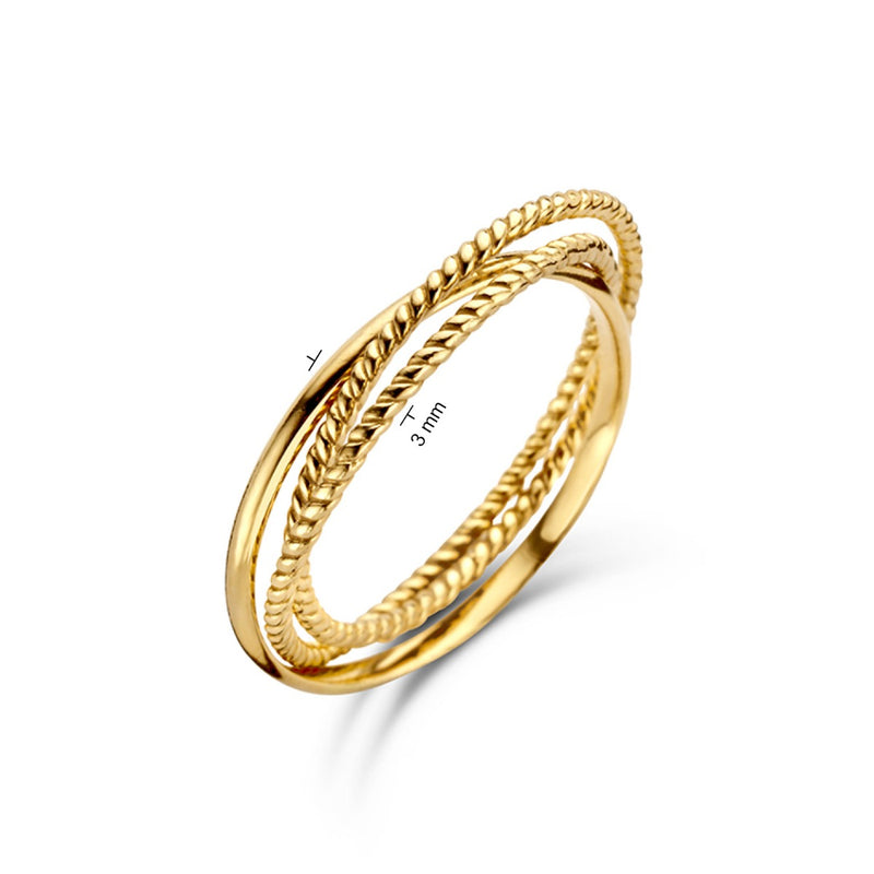 Jackie Gold 14 karat gold Ring JKR21.150.52-zoom-
