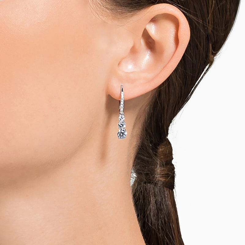 Swarovski Attract Silver Ear Stud 5416155-zoom-