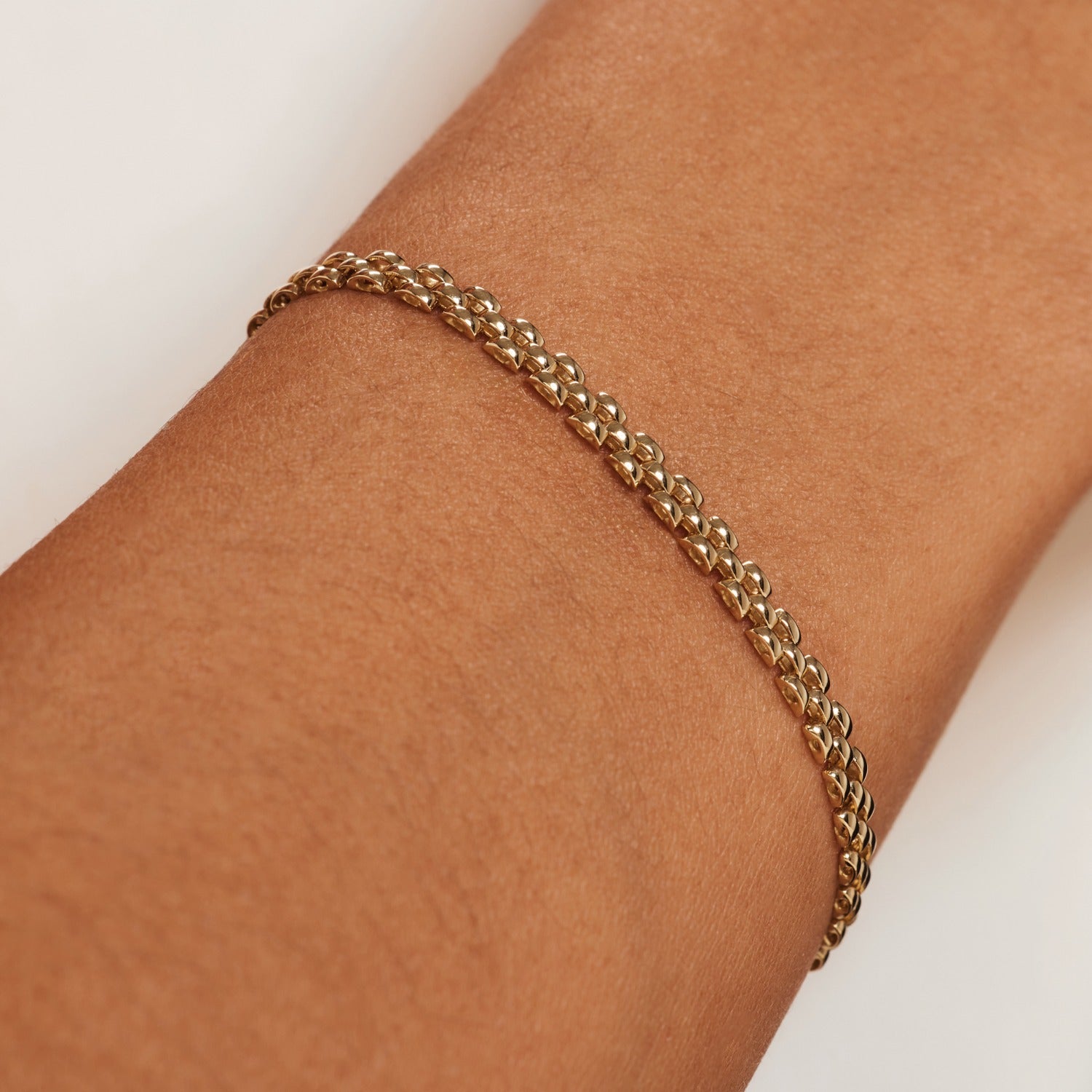 Isabel Bernard Aidee Rosine 14 Carat Golden Chain bracelet IB320137