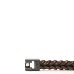 Josh Vintage Black Brown Armband 24941-BRA-VB/BROWN/L