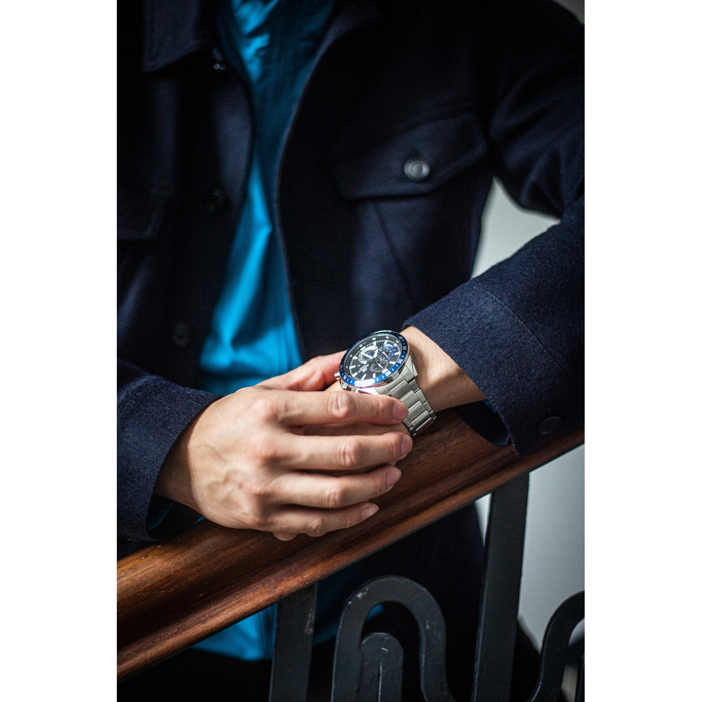 Edifice Classic Silver Watch EFV-620D-1A2VUEF