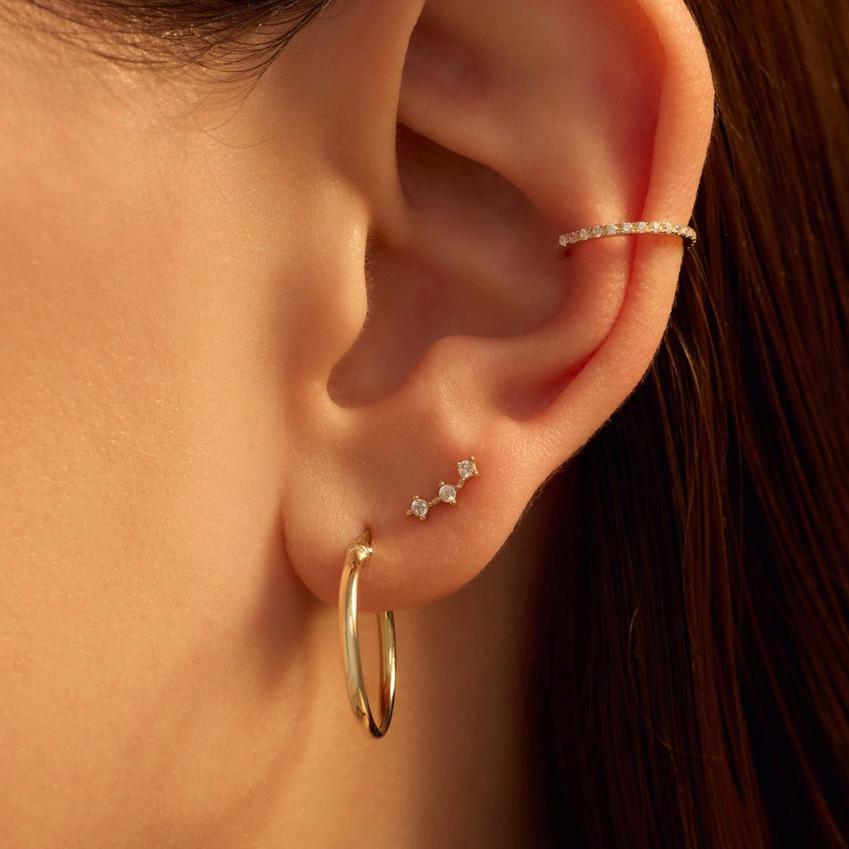 Beloro Jewels Navigli Alani 9 karaat ear cuff BO370012