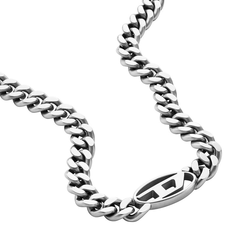 Diesel Steel Silver Necklace DX1433040-zoom-