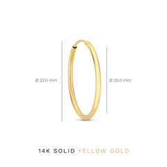 Isabel Bernard Cadeau d'Isabel 14 Carat Golden Earrings set IB90075