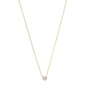 Violet Hamden Venus 925 Sterling Silver Gold-coloured Necklace with Birthstone VH340010-NOV