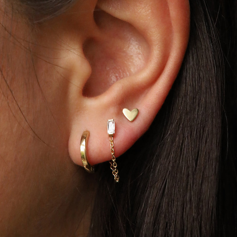 Karma 14 karat gold plated Earparty EPV10GP-zoom-