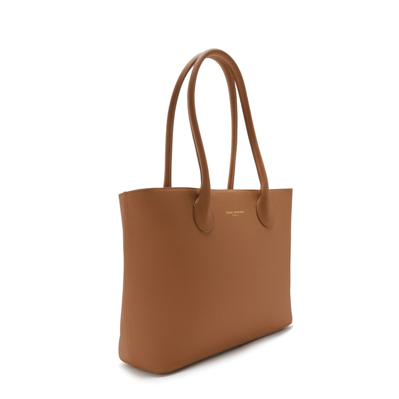 Isabel Bernard Honoré Lysanne Camel Calfskin Shopper IB25026-zoom-