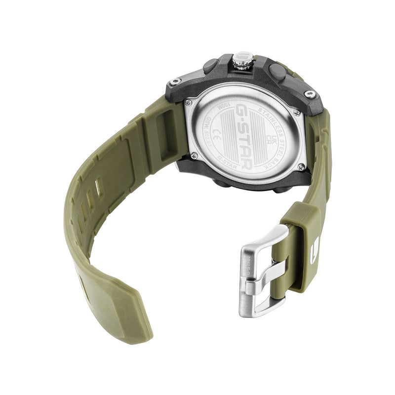 G-STAR Ops01 Grey Olive Green Ana-Digi Men's Watch GSW.502.03-zoom-