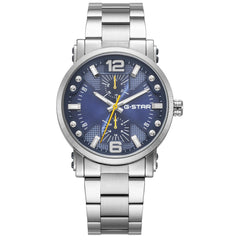 G-STAR Rovic Silver-Tone Steel Men's Watch GSW.509.05