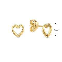 Jackie Gold 14 karat gold Ear Stud JKE24.442