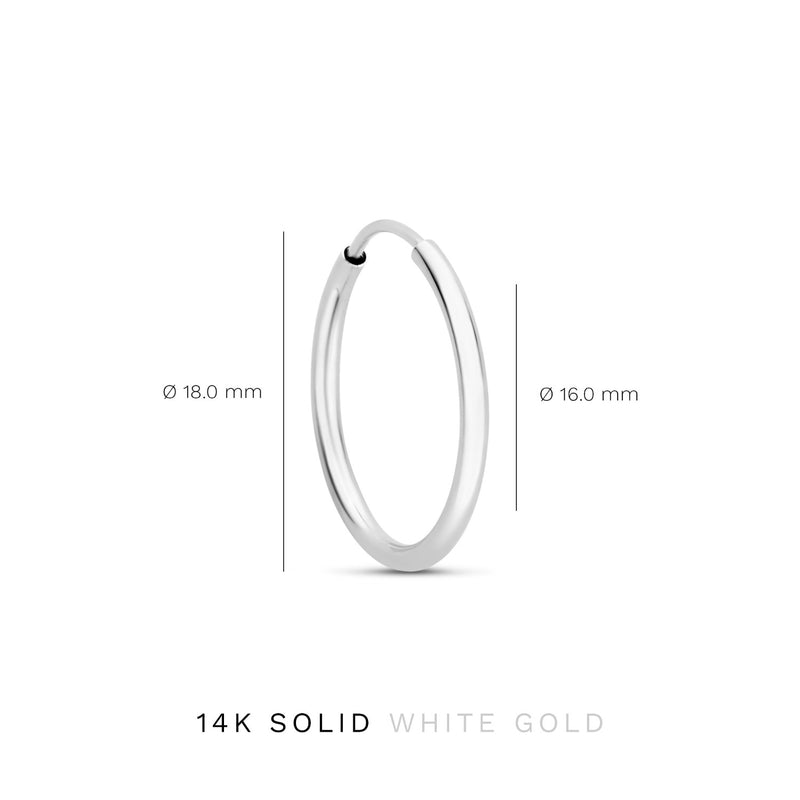 Isabel Bernard Cadeau d'Isabel 14 Carat Whitegold Earrings set IB90076-zoom-