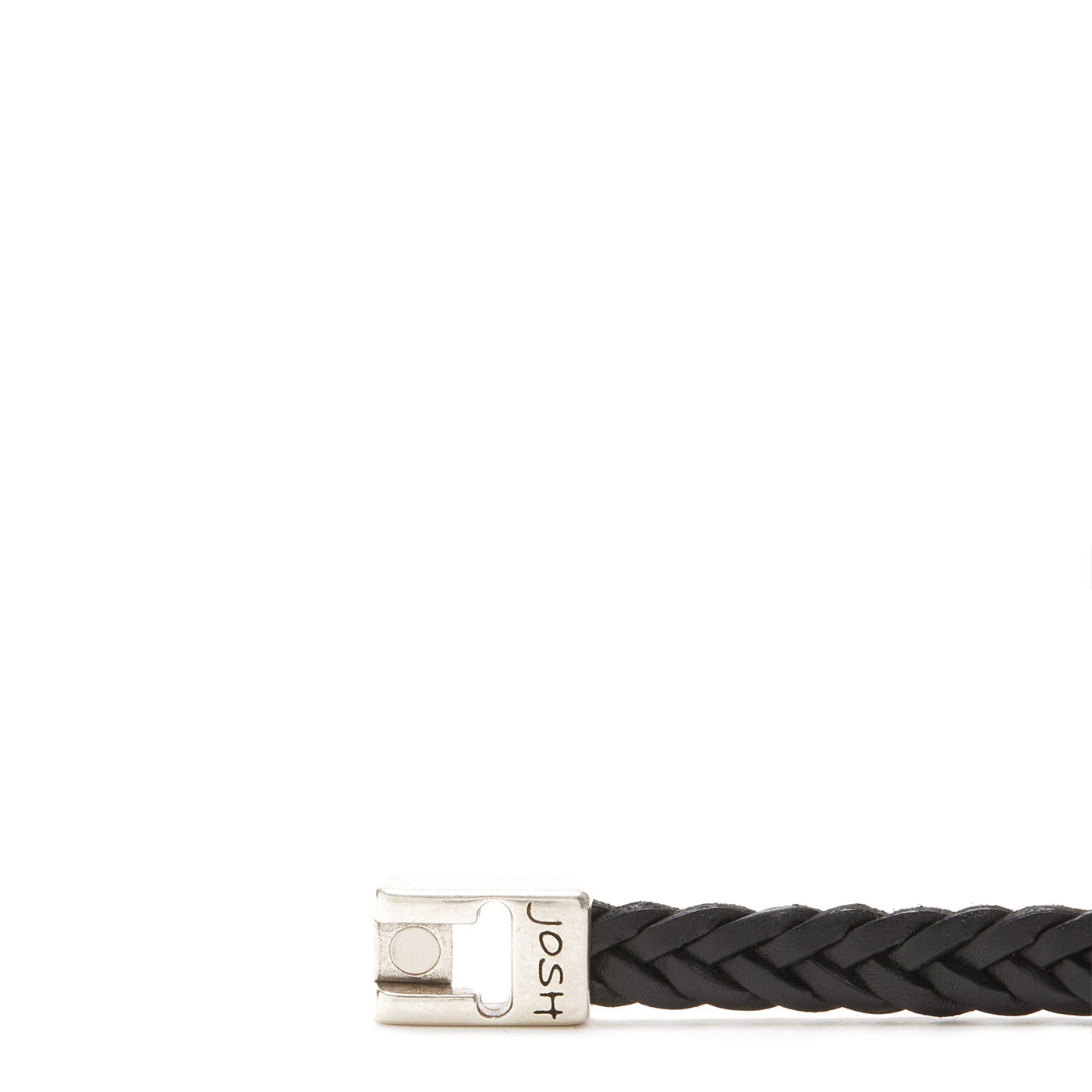 Josh Black Armband 24456-BRA-BLACK-M (Lengte: 20.50 cm)